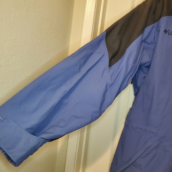 Womens Columbia Sz S Double Wammy Interchange 2-N-1 Blue Gray Ski Winter Jacket - Picture 2 of 16